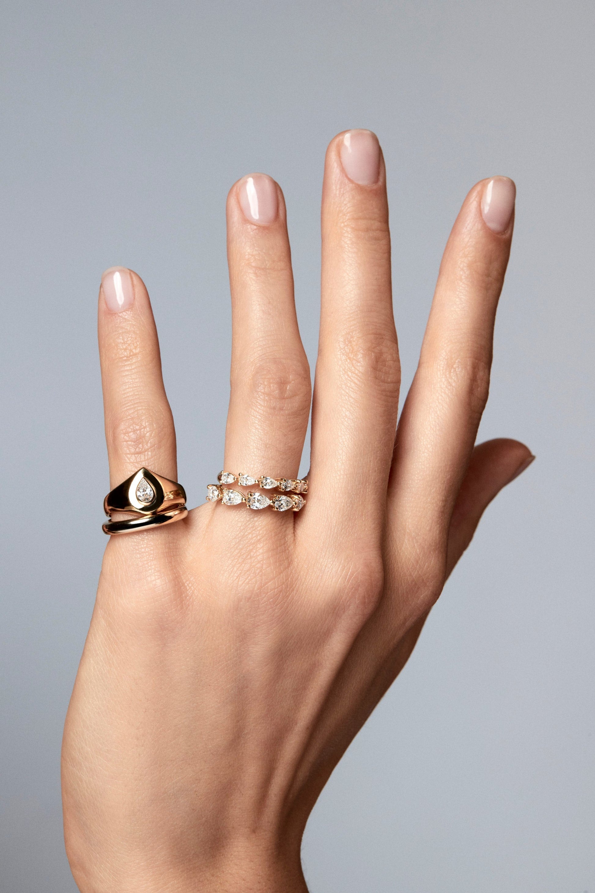 0.25 TCW Round Shaped Half Eternity Lab Grown Diamond Wedding Band