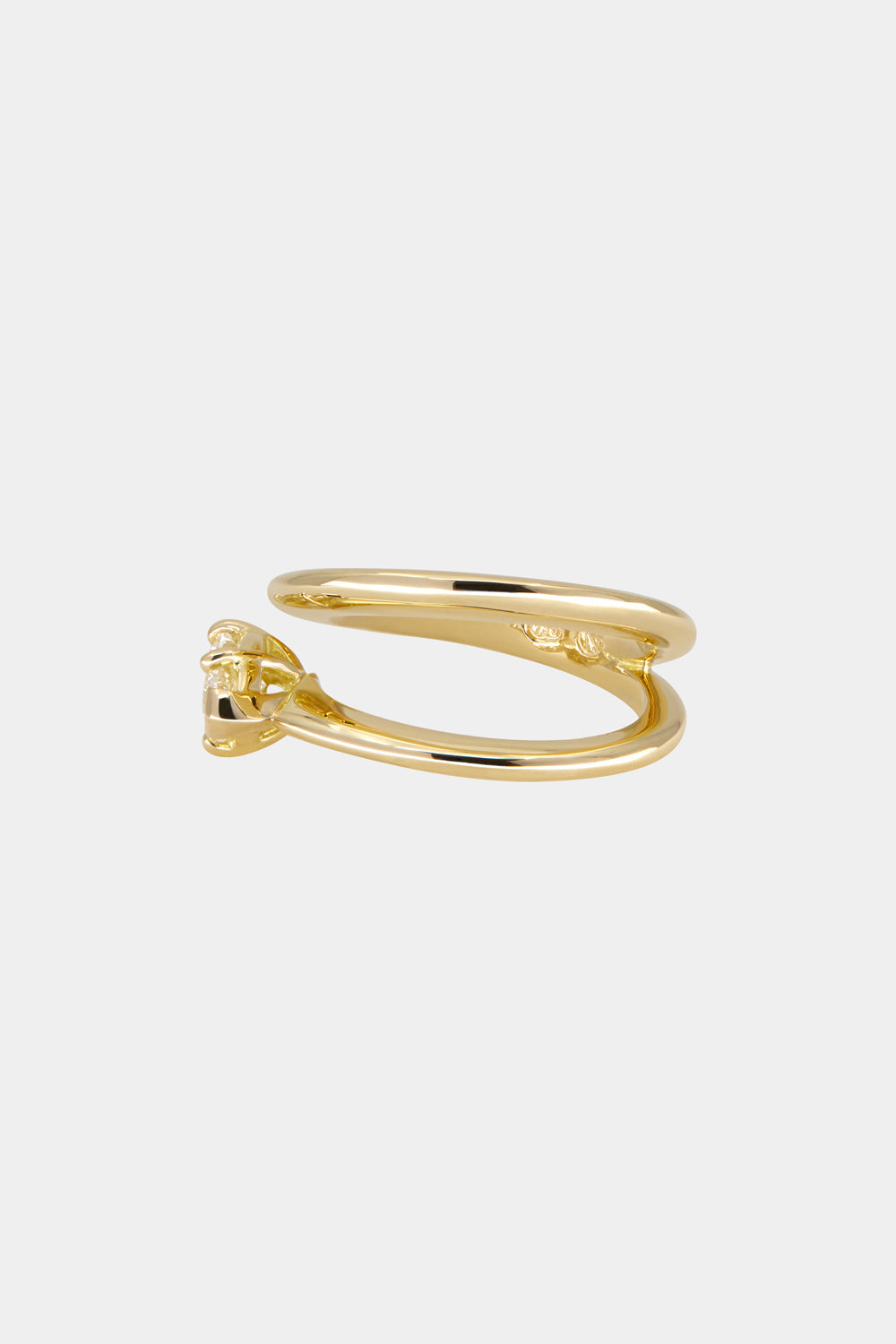 Marquise Shaped Three Stone Lab Grown Diamond Engagement Ring