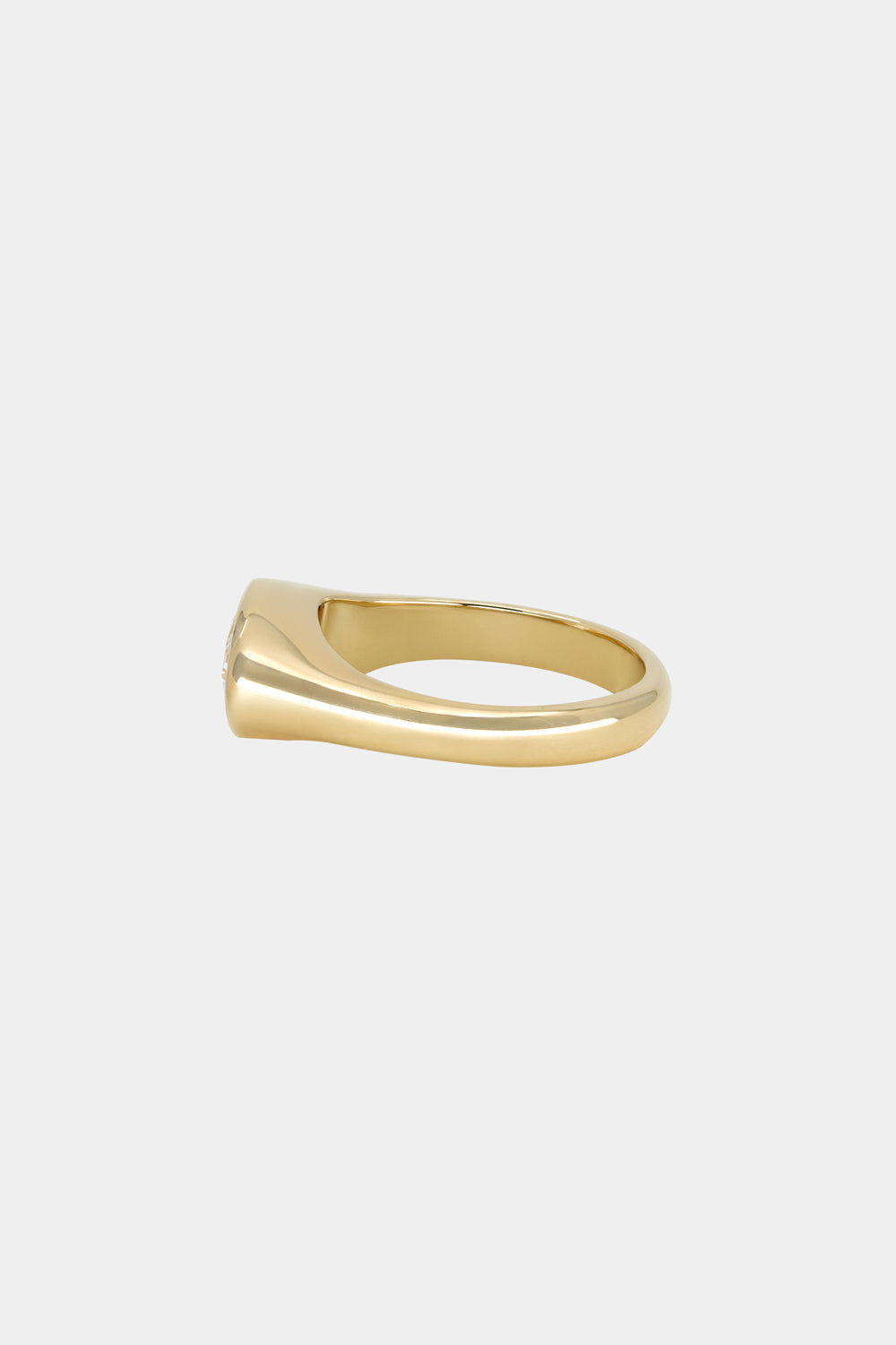 Marquise Shaped Three Stone Lab Grown Diamond Engagement Ring