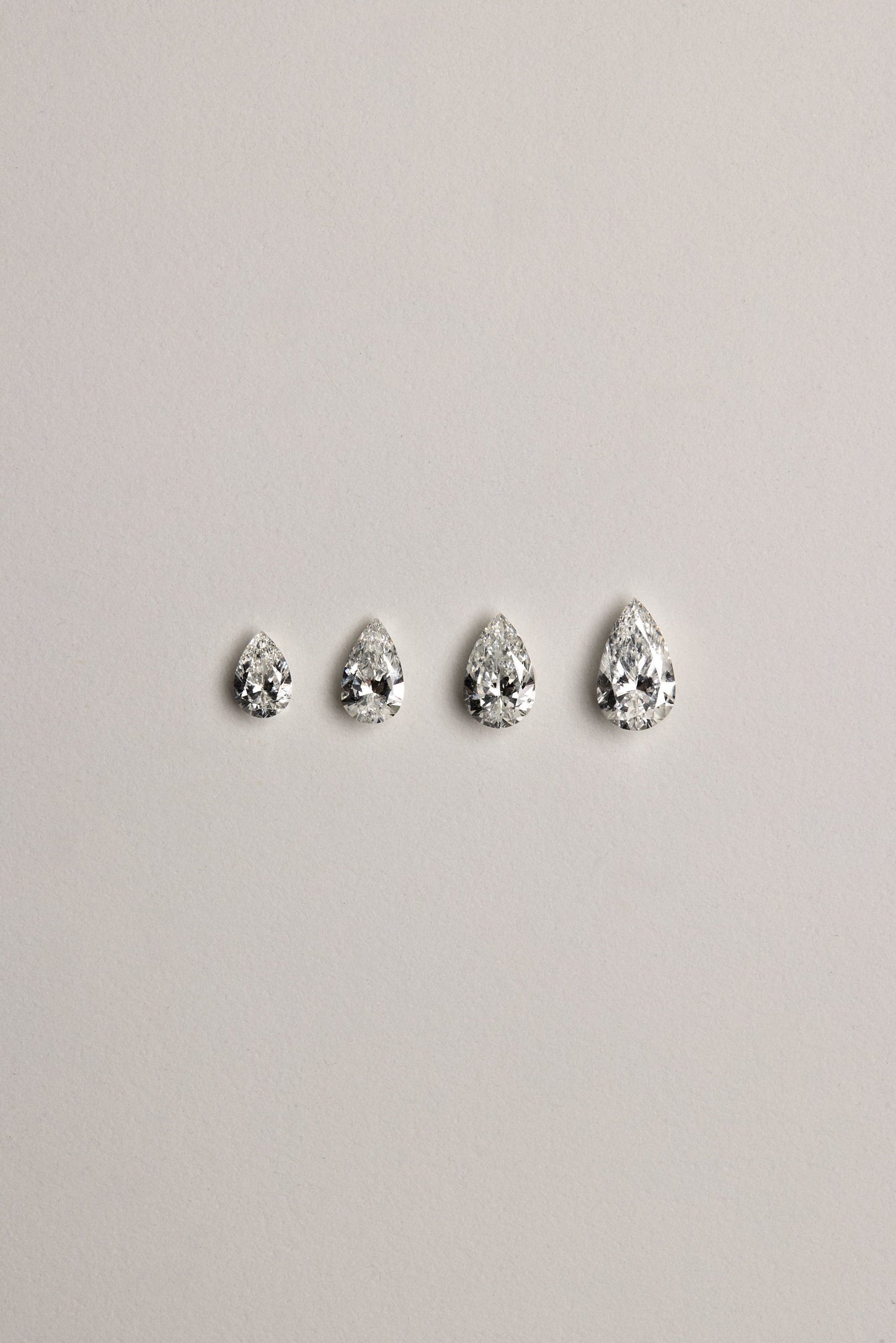 Marquise Shaped Three Stone Lab Grown Diamond Engagement Ring