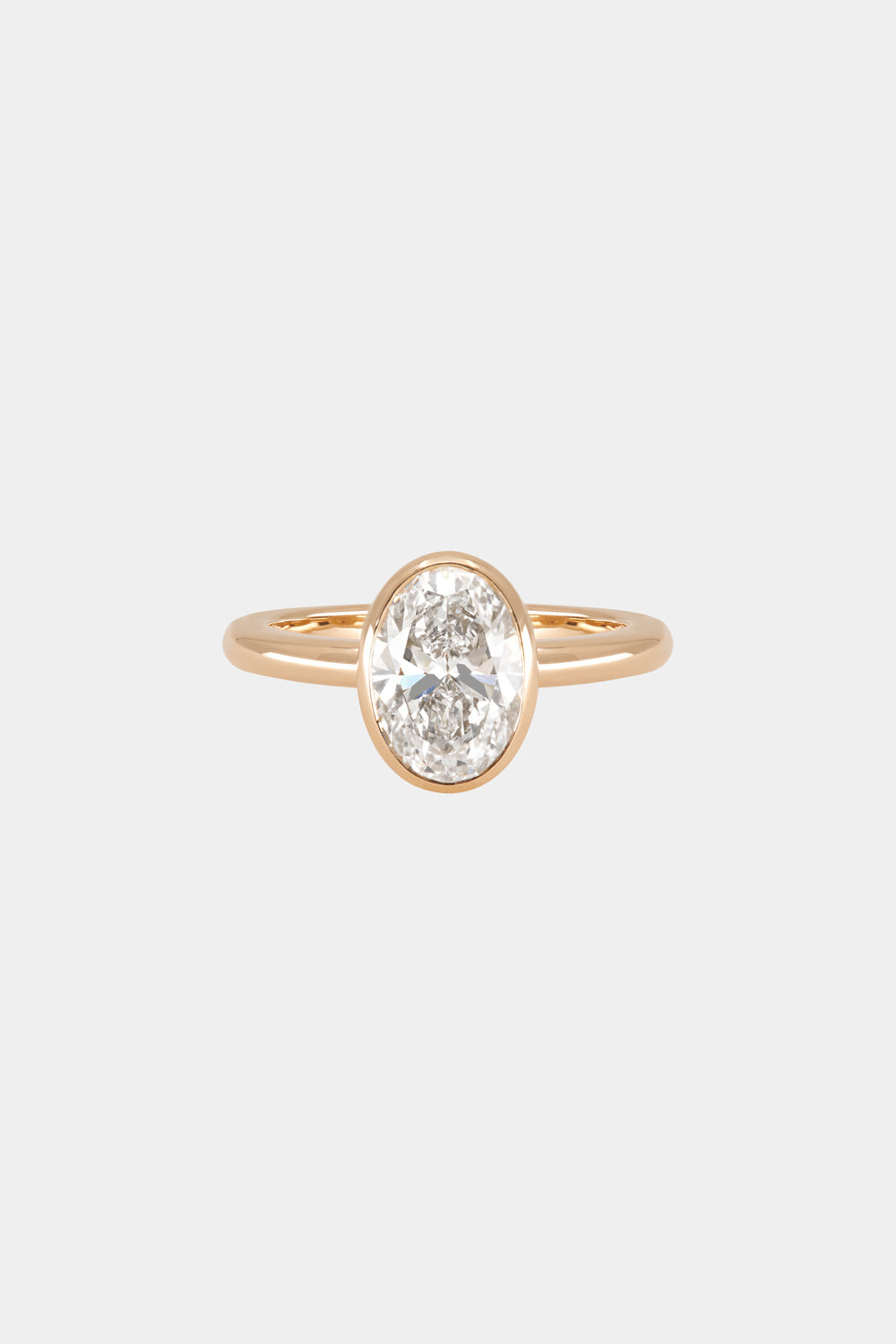 Marquise Shaped Three Stone Lab Grown Diamond Engagement Ring