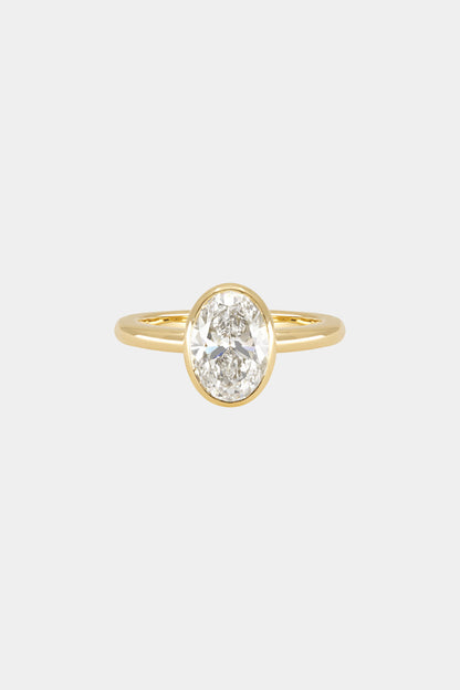 Marquise Shaped Three Stone Lab Grown Diamond Engagement Ring