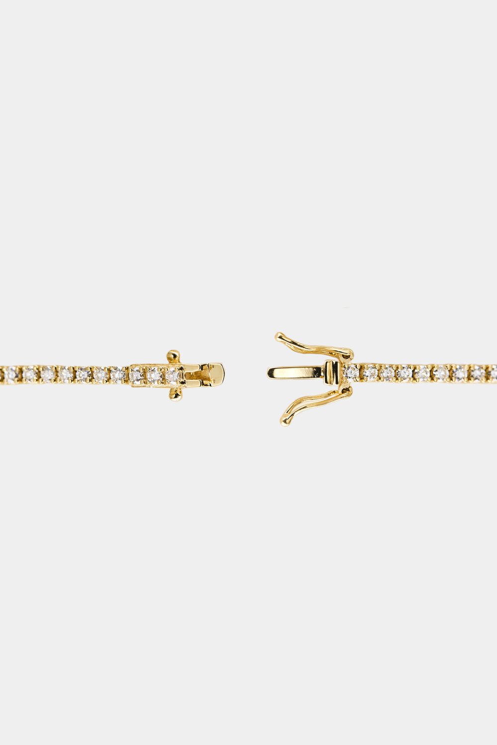 1.58 TCW Round Stones Moissanite Diamond Tennis Bracelet
