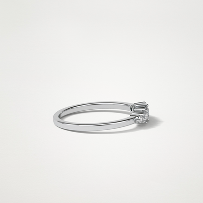 5 Stone Wedding Band – Solid Gold Elegant and Timeless Design