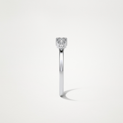 5 Stone Wedding Band – Solid Gold Elegant and Timeless Design