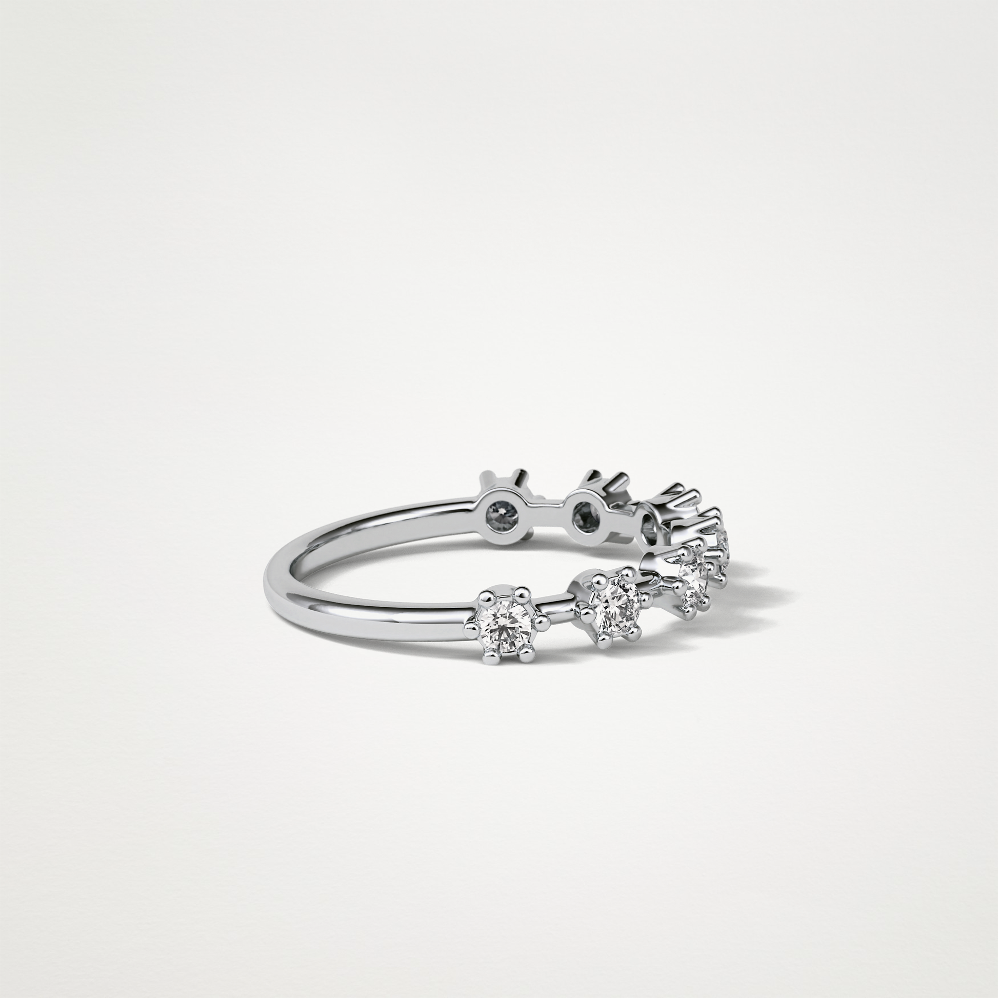 0.49 TCW Round Dainty Wedding Band – Solid Gold Elegant and Timeless Design