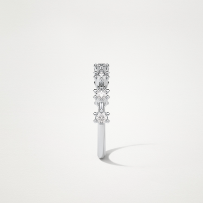 0.49 TCW Round Dainty Wedding Band – Solid Gold Elegant and Timeless Design