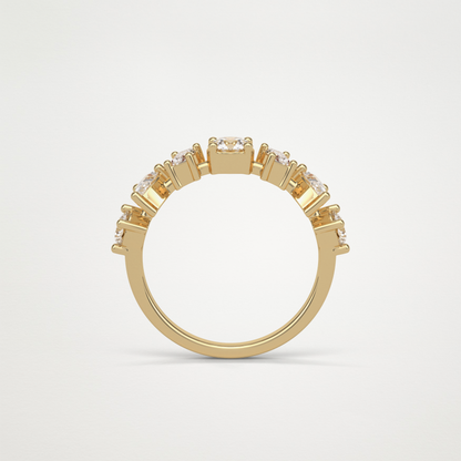 Dainty Wedding Band – Solid Gold Elegant and Timeless Design