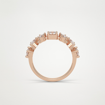 Dainty Wedding Band – Solid Gold Elegant and Timeless Design