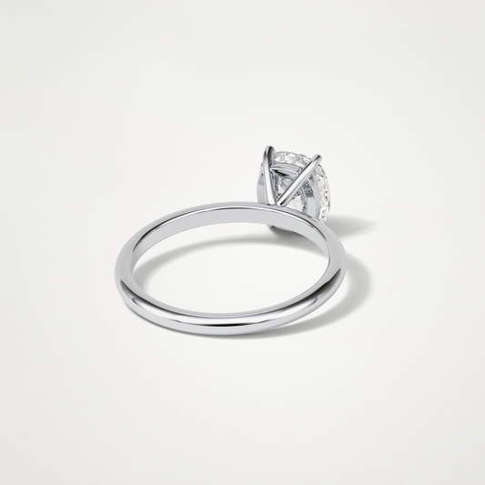Elongated Cushion Solitaire Engagement Ring – 2.35 CT Lab-Created Brilliance in 10K/14K/18K Gold