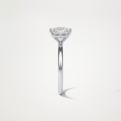 Elongated Cushion Solitaire Engagement Ring – 2.35 CT Lab-Created Brilliance in 10K/14K/18K Gold