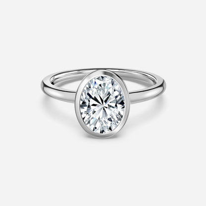 Marquise Shaped Three Stone Lab Grown Diamond Engagement Ring