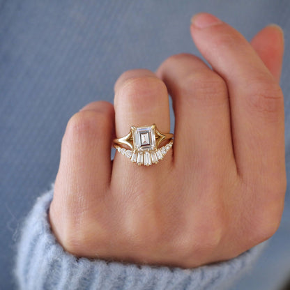 0.25 TCW Round Shaped Half Eternity Lab Grown Diamond Wedding Band