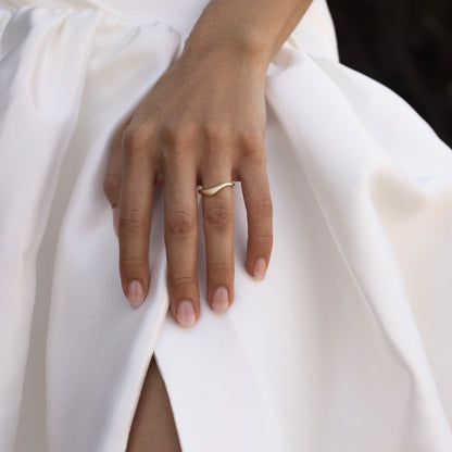 0.25 TCW Round Shaped Half Eternity Lab Grown Diamond Wedding Band