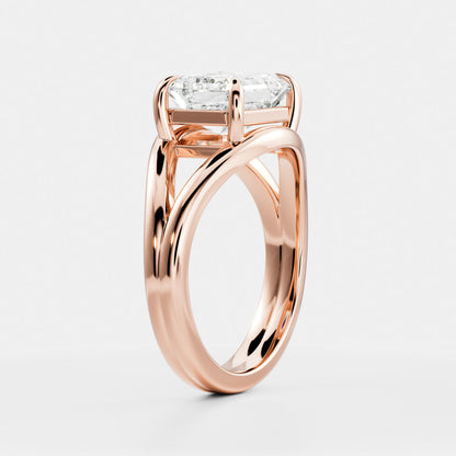 Marquise Cut Cluster Styled Lab Grown Diamond Engagement Ring