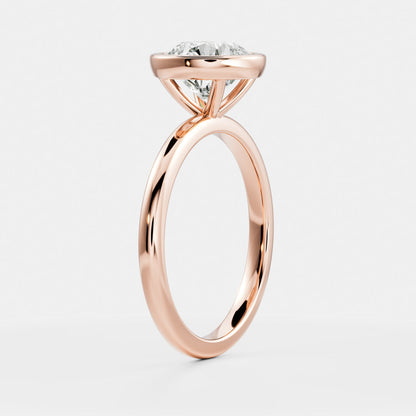 Marquise Cut Cluster Styled Lab Grown Diamond Engagement Ring