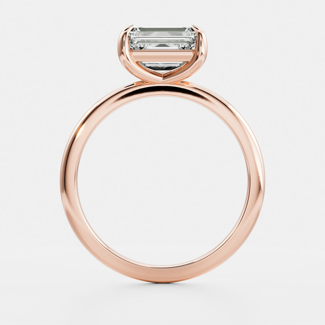 Marquise Cut Cluster Styled Lab Grown Diamond Engagement Ring