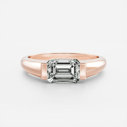 Marquise Cut Cluster Styled Lab Grown Diamond Engagement Ring