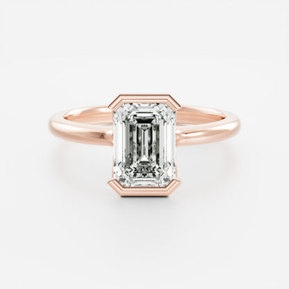 Marquise Cut Cluster Styled Lab Grown Diamond Engagement Ring