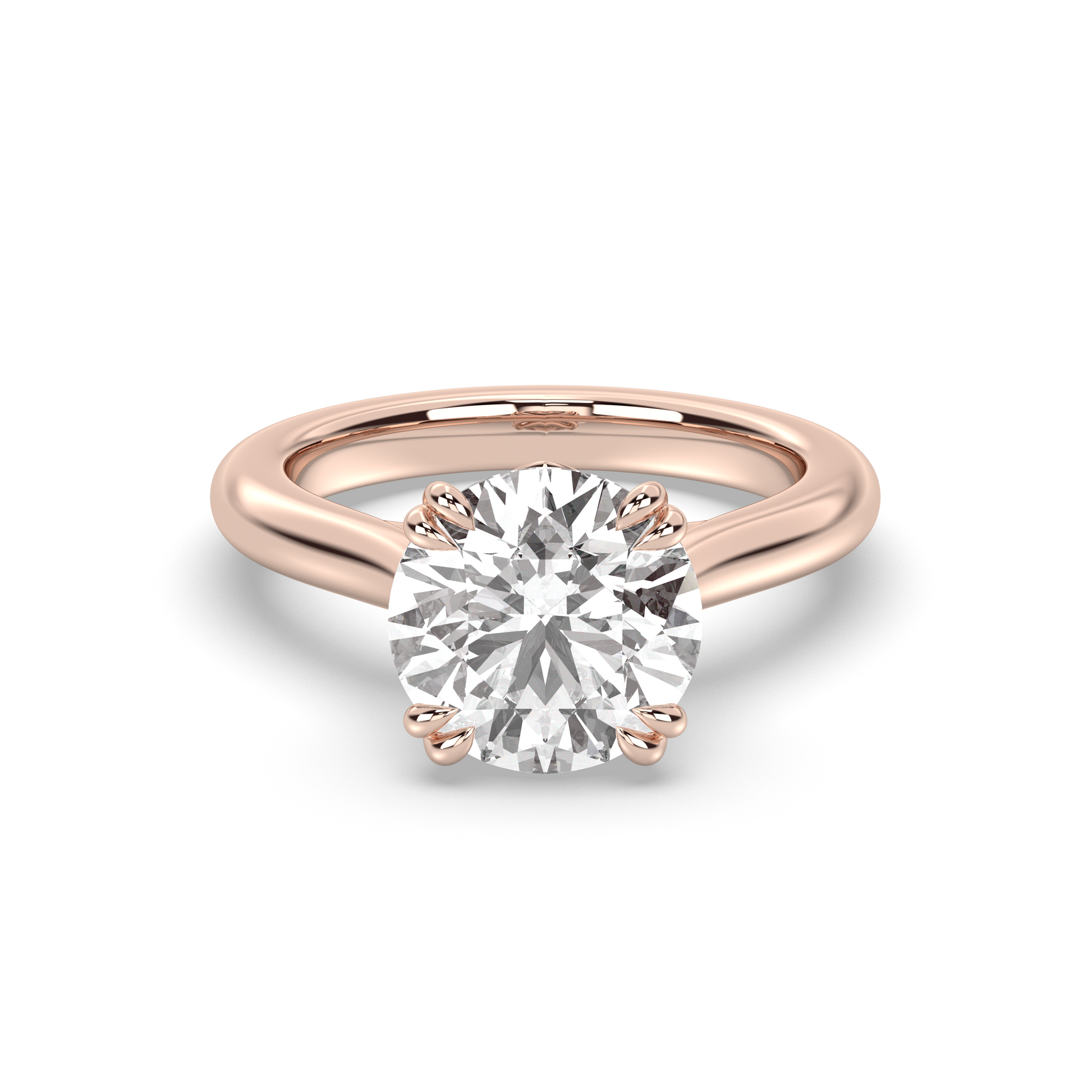 Marquise Shaped Three Stone Lab Grown Diamond Engagement Ring
