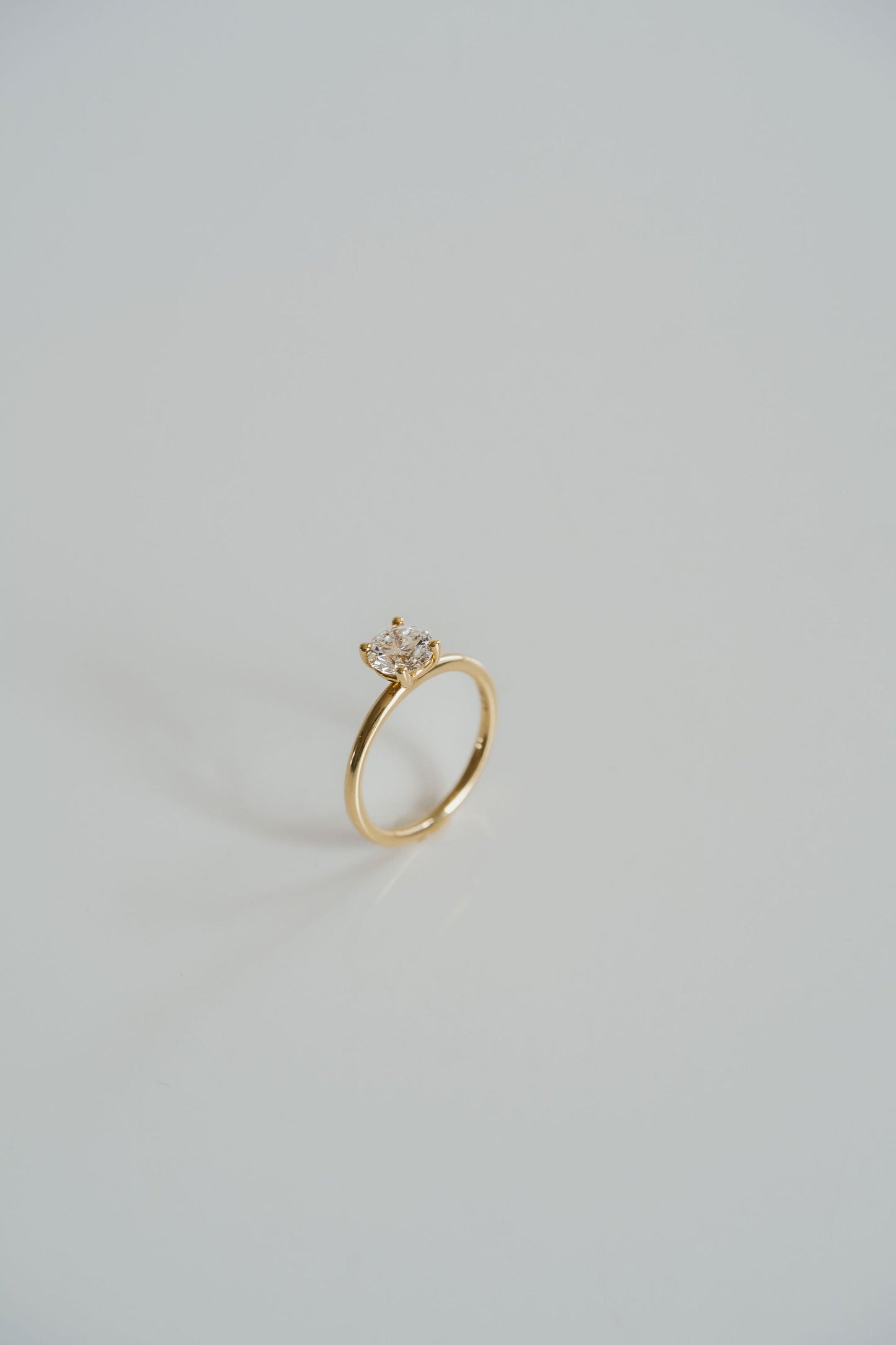 Marquise Shaped Three Stone Lab Grown Diamond Engagement Ring