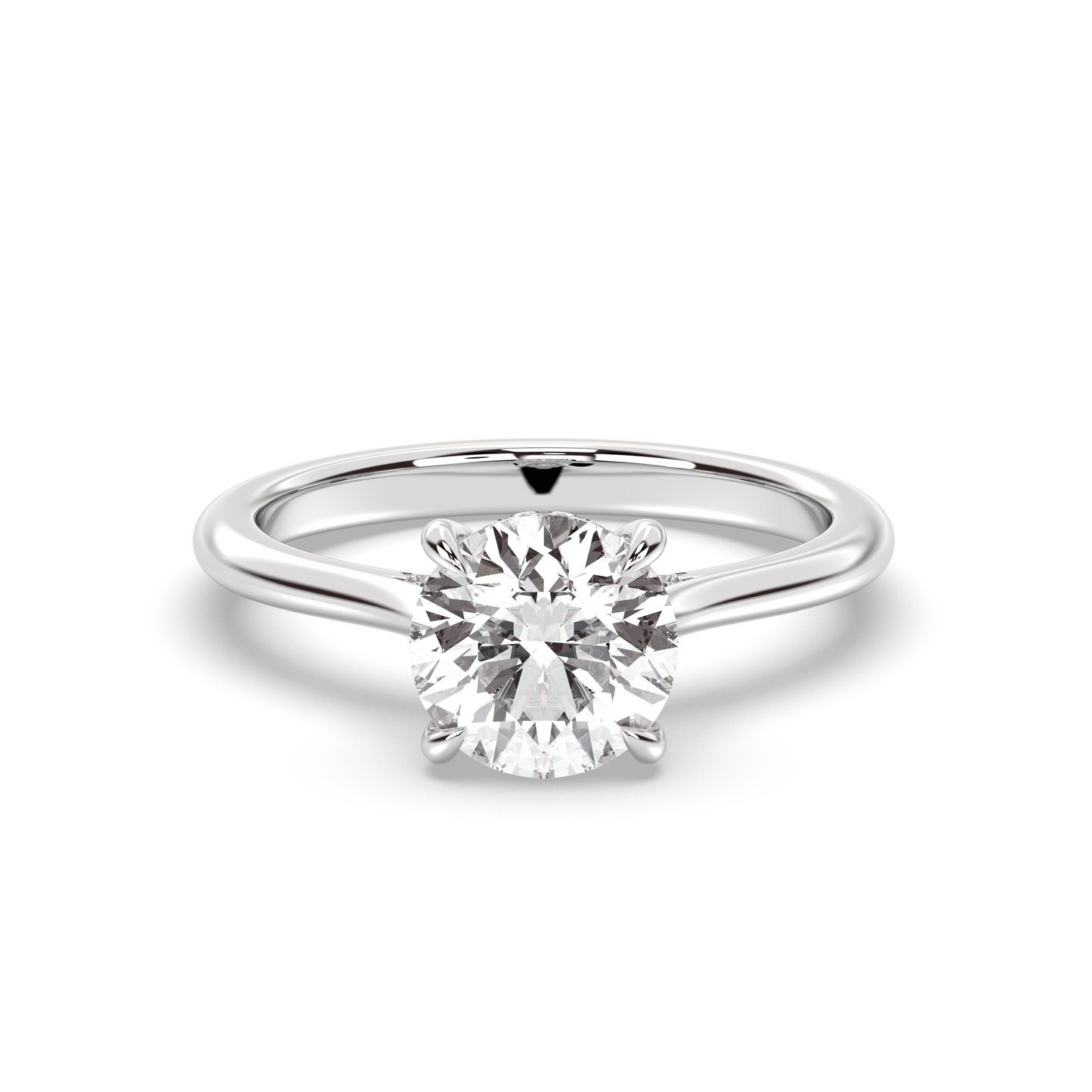 Marquise Shaped Three Stone Lab Grown Diamond Engagement Ring
