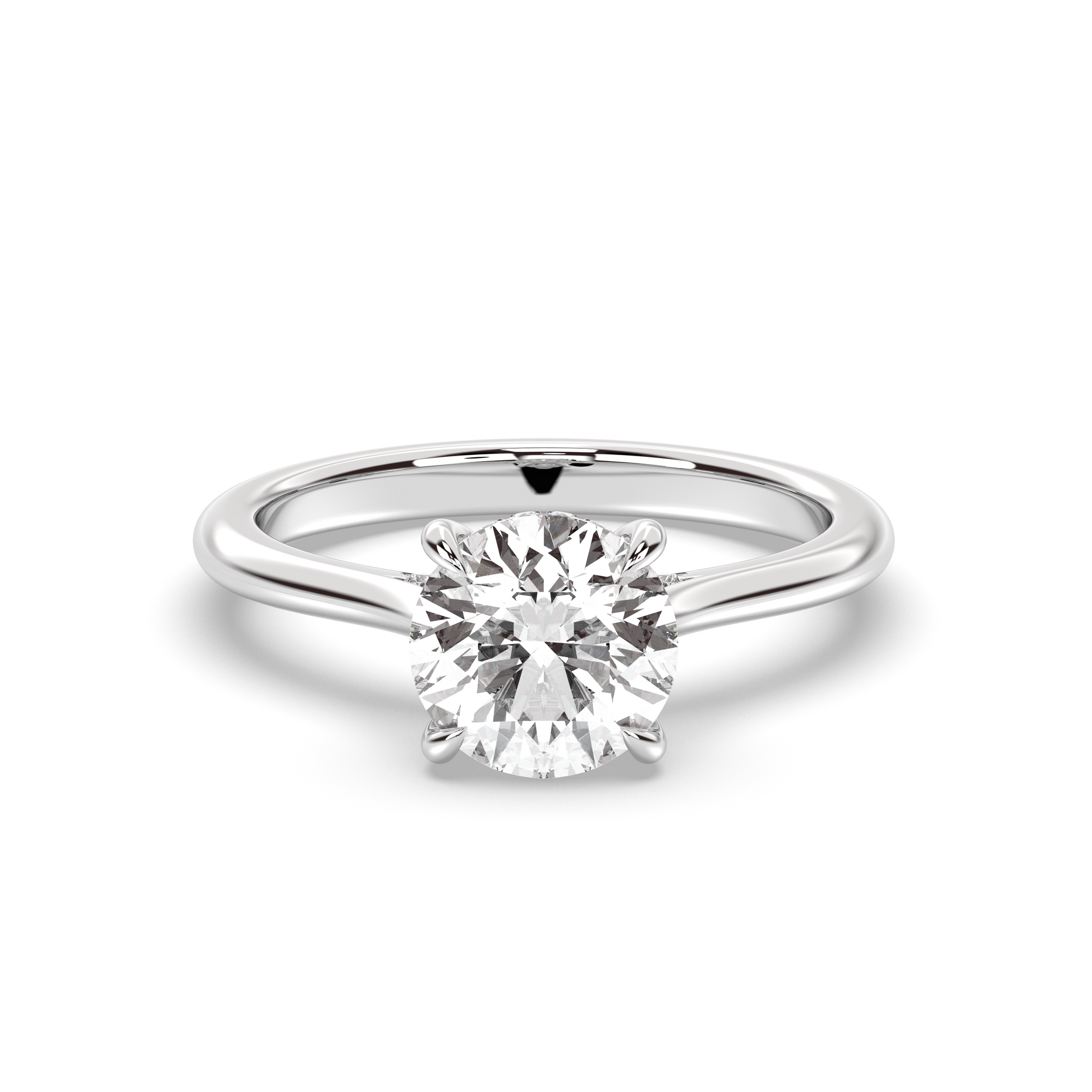 Marquise Shaped Three Stone Lab Grown Diamond Engagement Ring