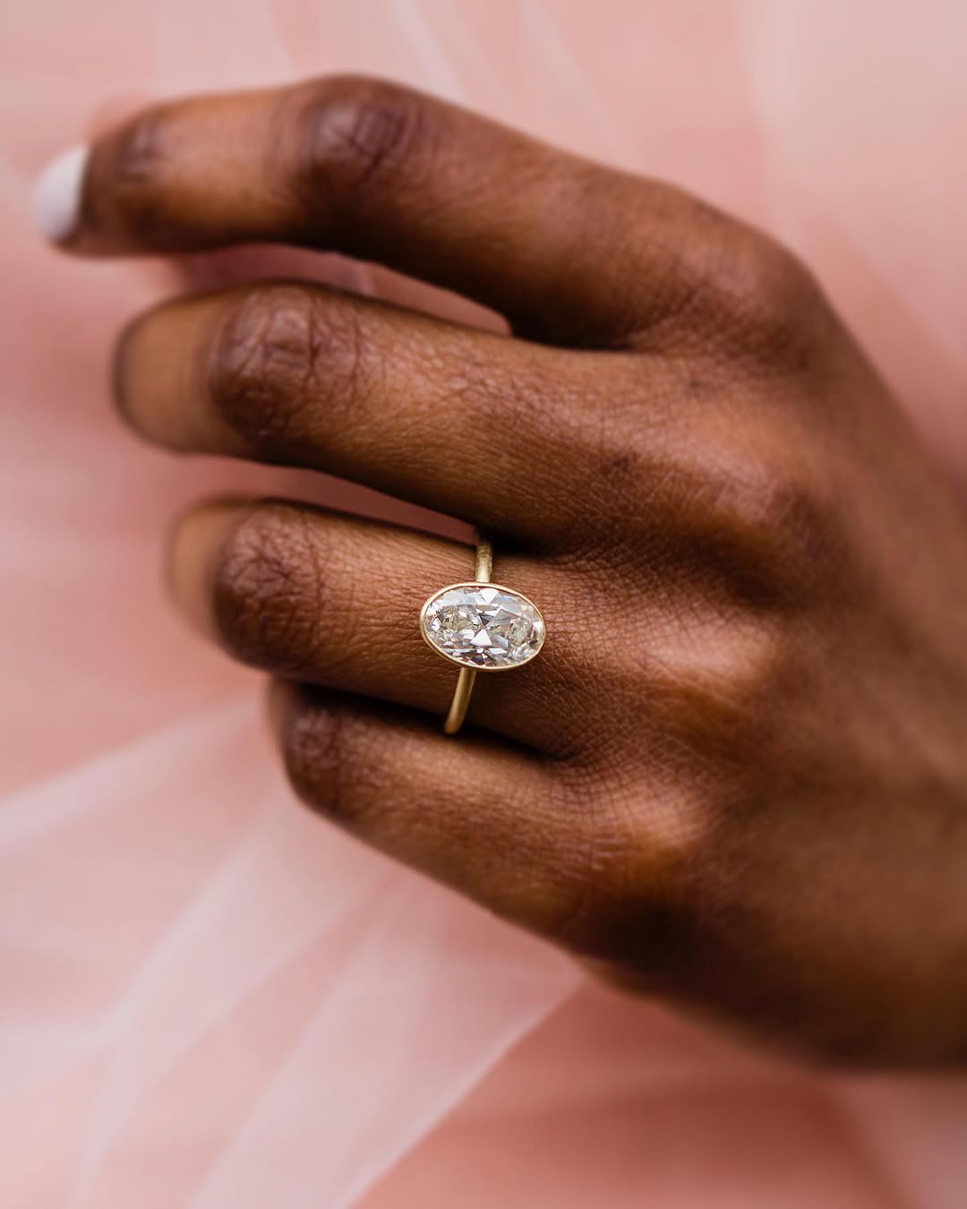 2.9 Carats Emerald Pave Styled Moissanite Engagement Ring