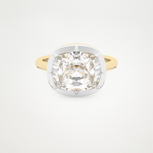 5 CT Moissanite Elongated Cushion Engagement Ring – Inspired by Zendaya 1