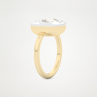 5 CT Moissanite Elongated Cushion Engagement Ring – Inspired by Zendaya 5