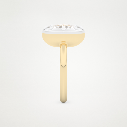 5 CT Moissanite Elongated Cushion Engagement Ring – Inspired by Zendaya 6