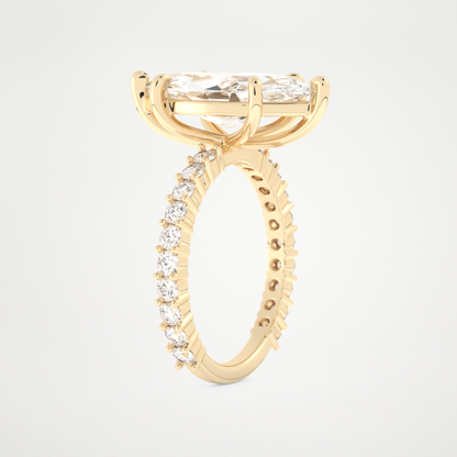 4.25 CT Moissanite Marquise Engagement Ring – Inspired by Selena Gomez 10