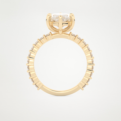4.25 CT Moissanite Marquise Engagement Ring – Inspired by Selena Gomez 11