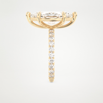 4.25 CT Moissanite Marquise Engagement Ring – Inspired by Selena Gomez 12