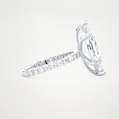 4.25 CT Moissanite Marquise Engagement Ring – Inspired by Selena Gomez 2