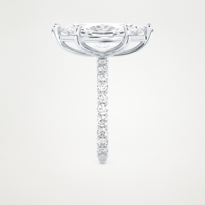 4.25 CT Moissanite Marquise Engagement Ring – Inspired by Selena Gomez 6