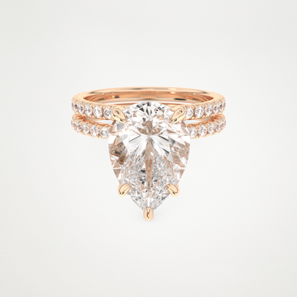 5 CT Moissanite Pear Engagement Ring – Inspired by Sophie Turner 13