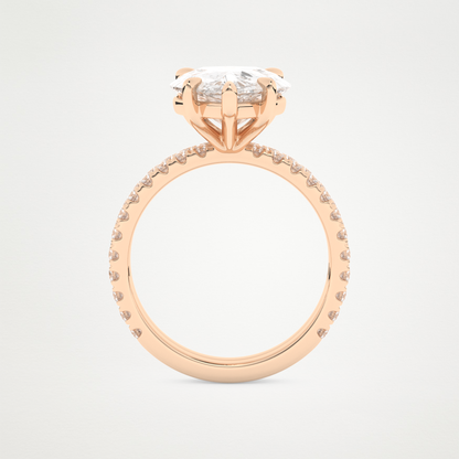 5 CT Moissanite Pear Engagement Ring – Inspired by Sophie Turner 17