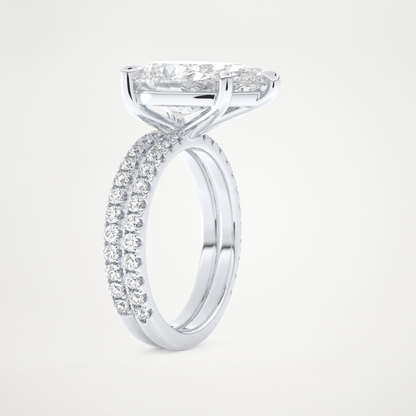 5 CT Moissanite Pear Engagement Ring – Inspired by Sophie Turner 5