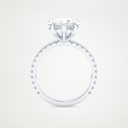 5 CT Moissanite Pear Engagement Ring – Inspired by Sophie Turner 6
