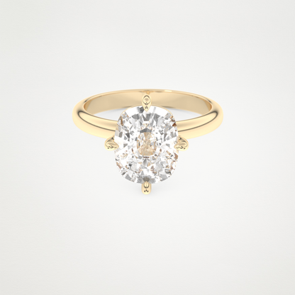 2.75 CT Moissanite Cushion Engagement Ring – Inspired by Sophia Bush 7