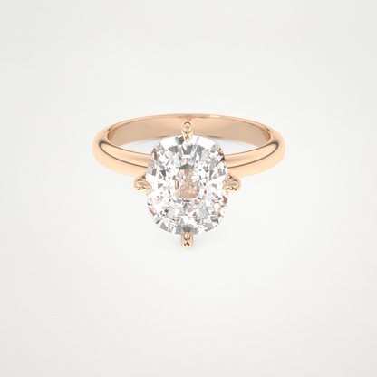 2.75 CT Moissanite Cushion Engagement Ring – Inspired by Sophia Bush 13