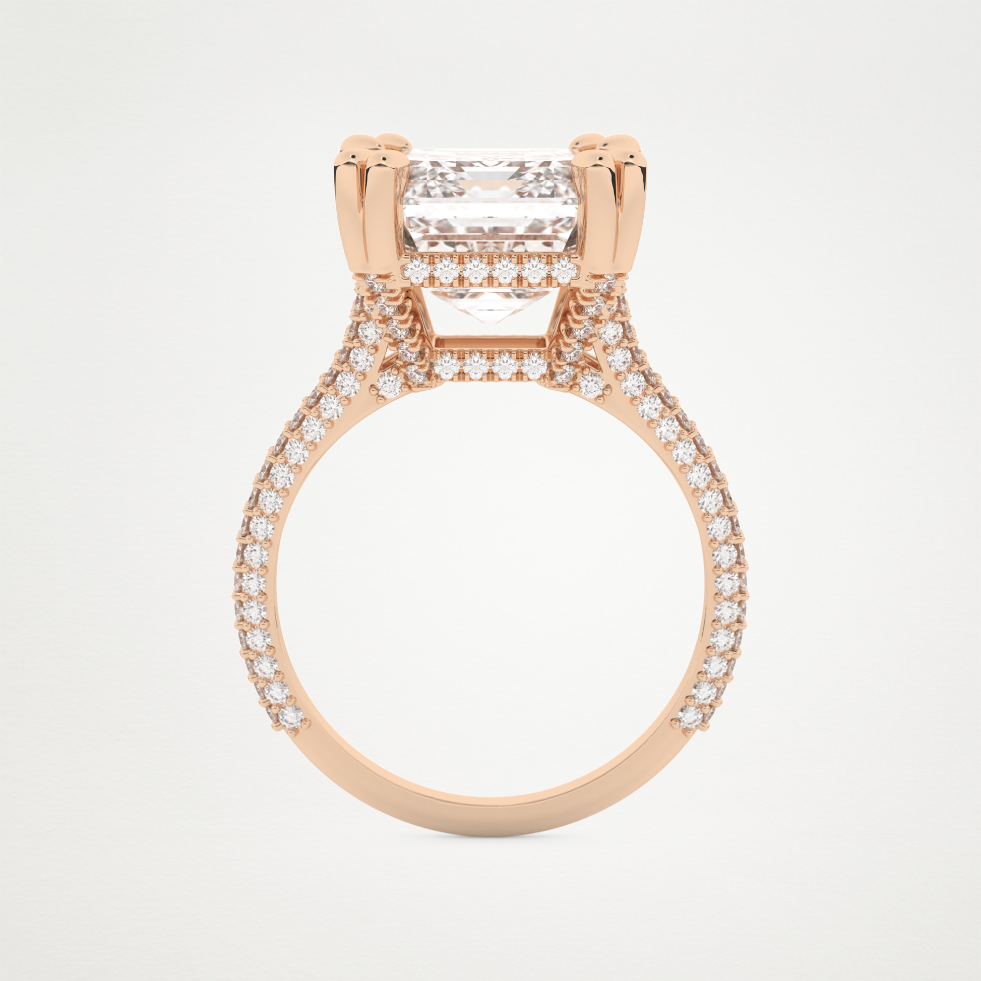 7 CT Moissanite Emerald Engagement Ring – Inspired by Beyoncé 17