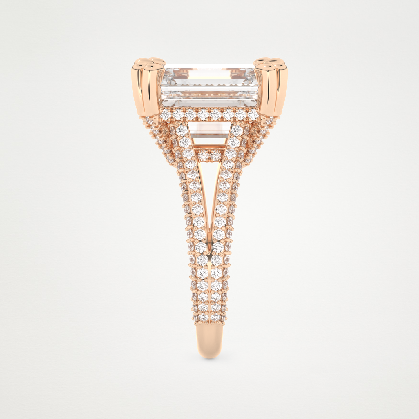 7 CT Moissanite Emerald Engagement Ring – Inspired by Beyoncé 18