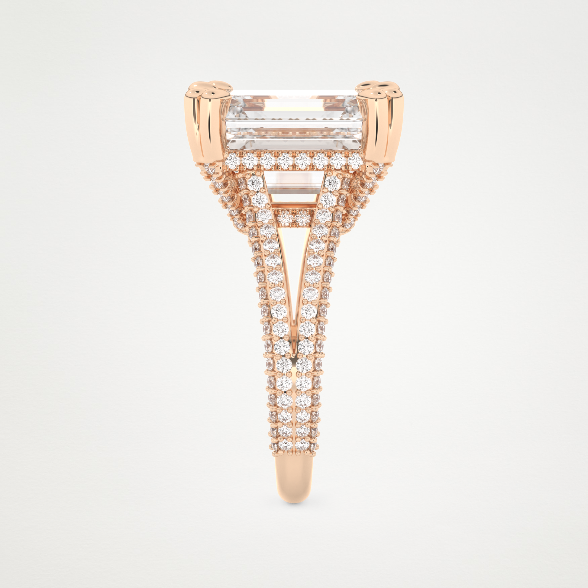 7 CT Moissanite Emerald Engagement Ring – Inspired by Beyoncé 18