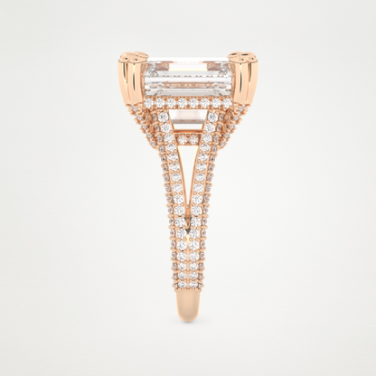 7 CT Moissanite Emerald Engagement Ring – Inspired by Beyoncé 18