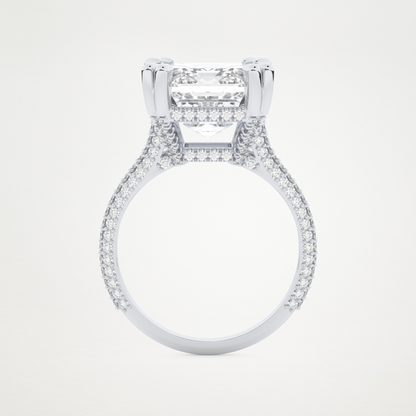 7 CT Moissanite Emerald Engagement Ring – Inspired by Beyoncé 5