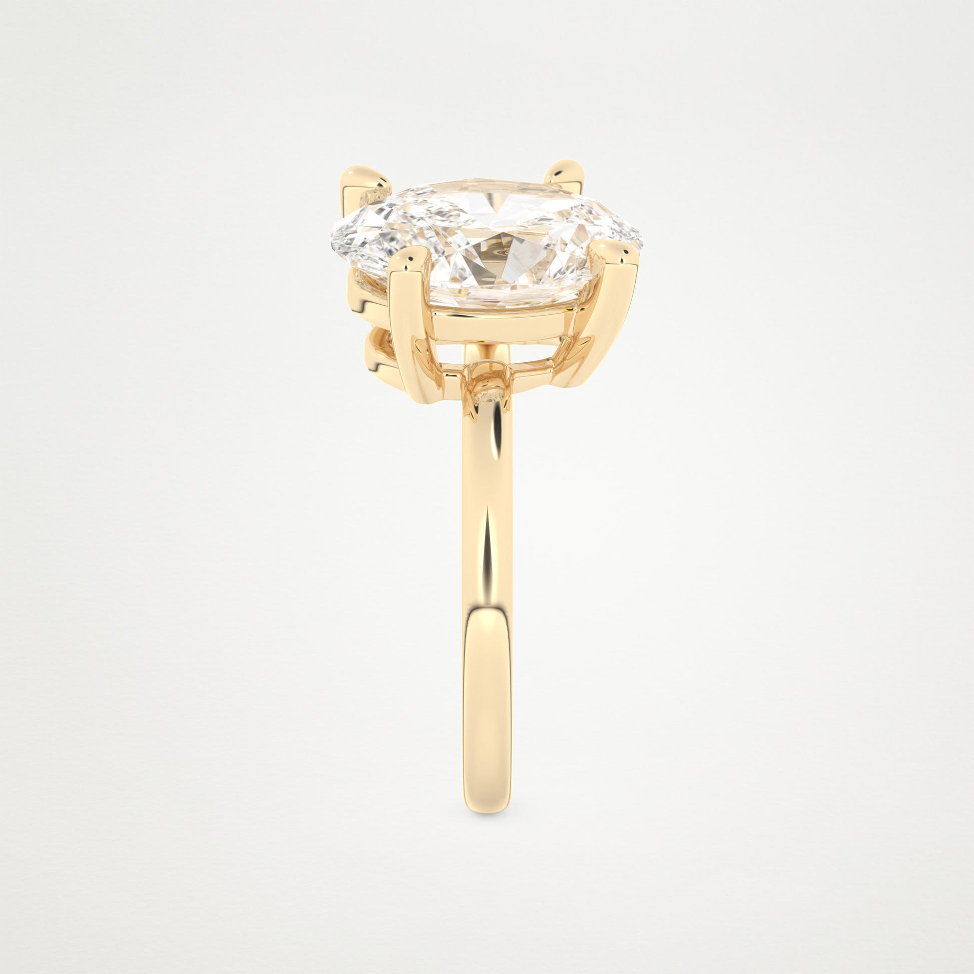4  CT Moissanite Oval & Pearl Engagement Ring – Inspired by Ariana Grande 12