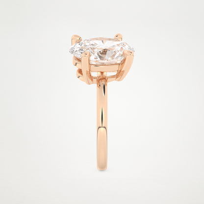 4  CT Moissanite Oval & Pearl Engagement Ring – Inspired by Ariana Grande 18