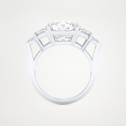 4.25 CT Moissanite Cushion Engagement Ring – Inspired by Ciara 5